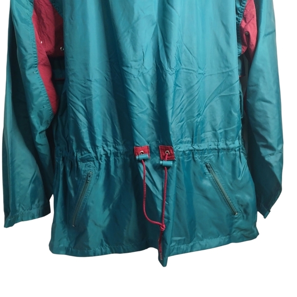 Vintage 90s Reebok Men's 1/4 Zip Hooded Pullover Windbreaker Jacket Size XL - Picture 4 of 11